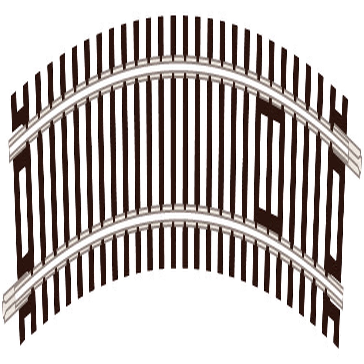 Peco ST14 - No.2 Radius Standard  Curve - Code 80