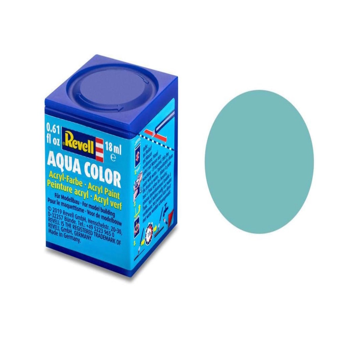 Revell Acrylic Paint - Light Green Matt 18ml Tintlet