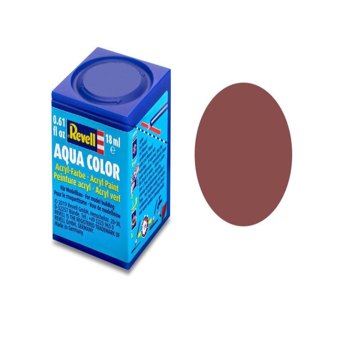 Revell Acrylic Paint - Matt Rust 18ml Tintlet