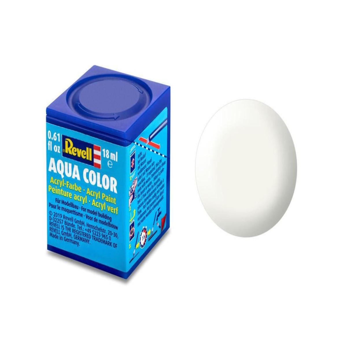 Revell Acrylic Paint - White Silk 18ml Tintlet