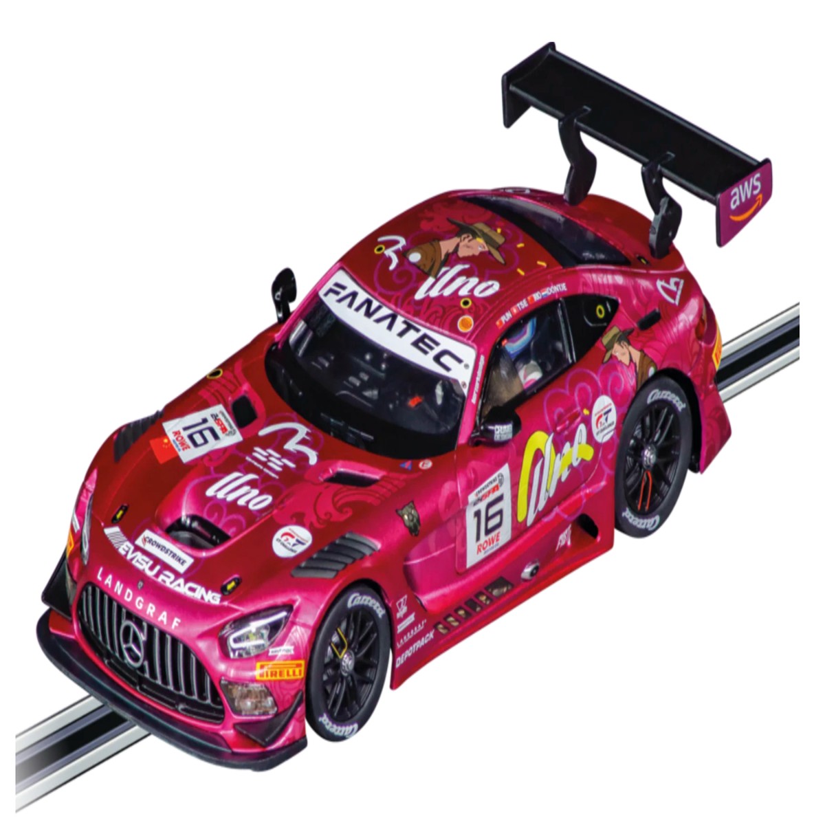 Carrera 1/32nd (Digital 132) Mercedes-AMG GT3 Evo "Unoracing Team Landgraf, No.16" 24H Spa 2025
