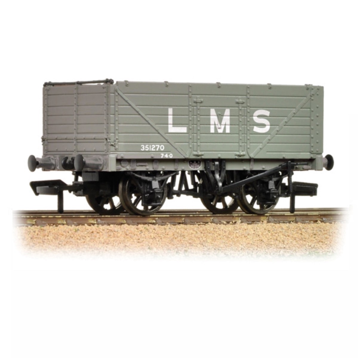 Graham Farish 377-087 7 Plank Wagon LMS livery