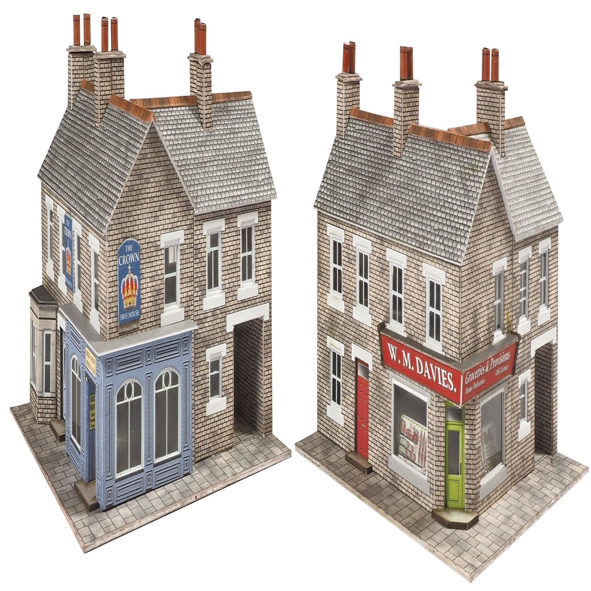 Metcalfe N Gauge PN117 Corner Shop & Pub In Stone  2021 Design