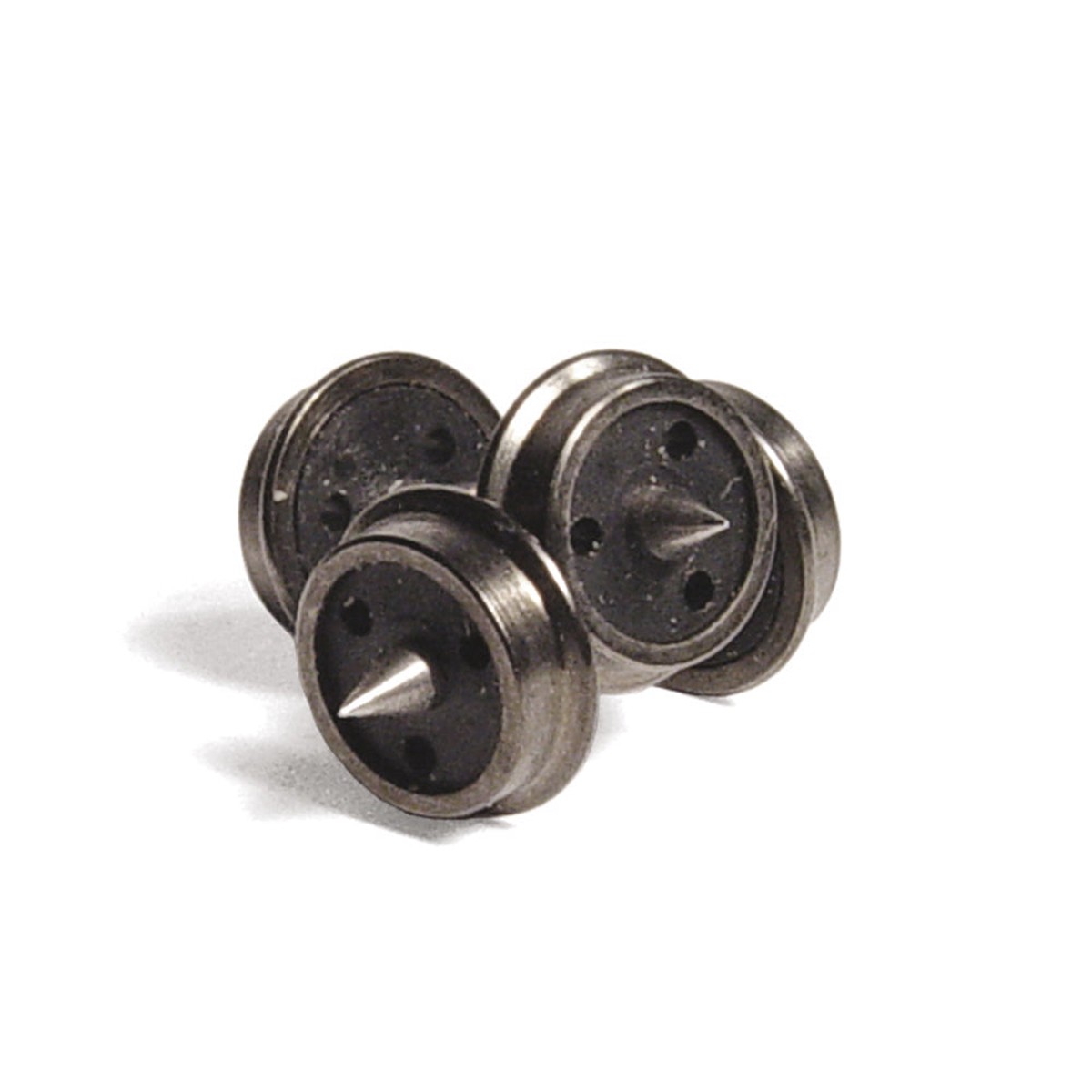 Graham Farish 3-Hole Disc Wagon Wheels (x10 Axles)
