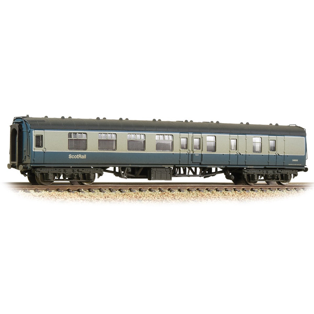 Graham Farish 374-197 BR Mk1 BSK Brake Second Corridor BR Blue & Grey (ScotRail)