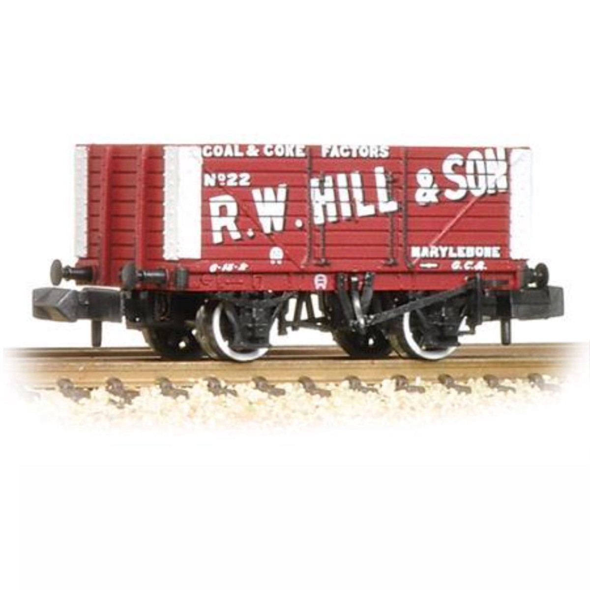 Graham Farish 377-153 8 Plank End Door Wagon R.W.Hill livery