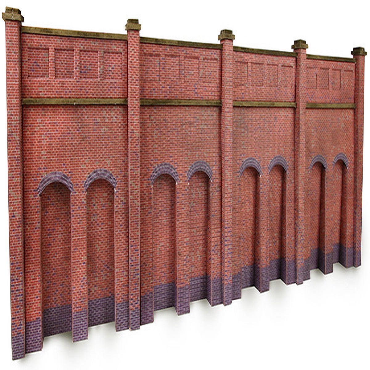 Metcalfe N Gauge PN145 Retaining Wall In Red Brick