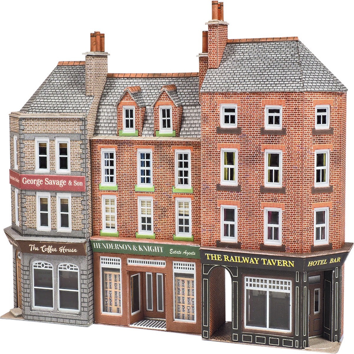 Metcalfe N Gauge PN972 Low Relief Pub & Shops