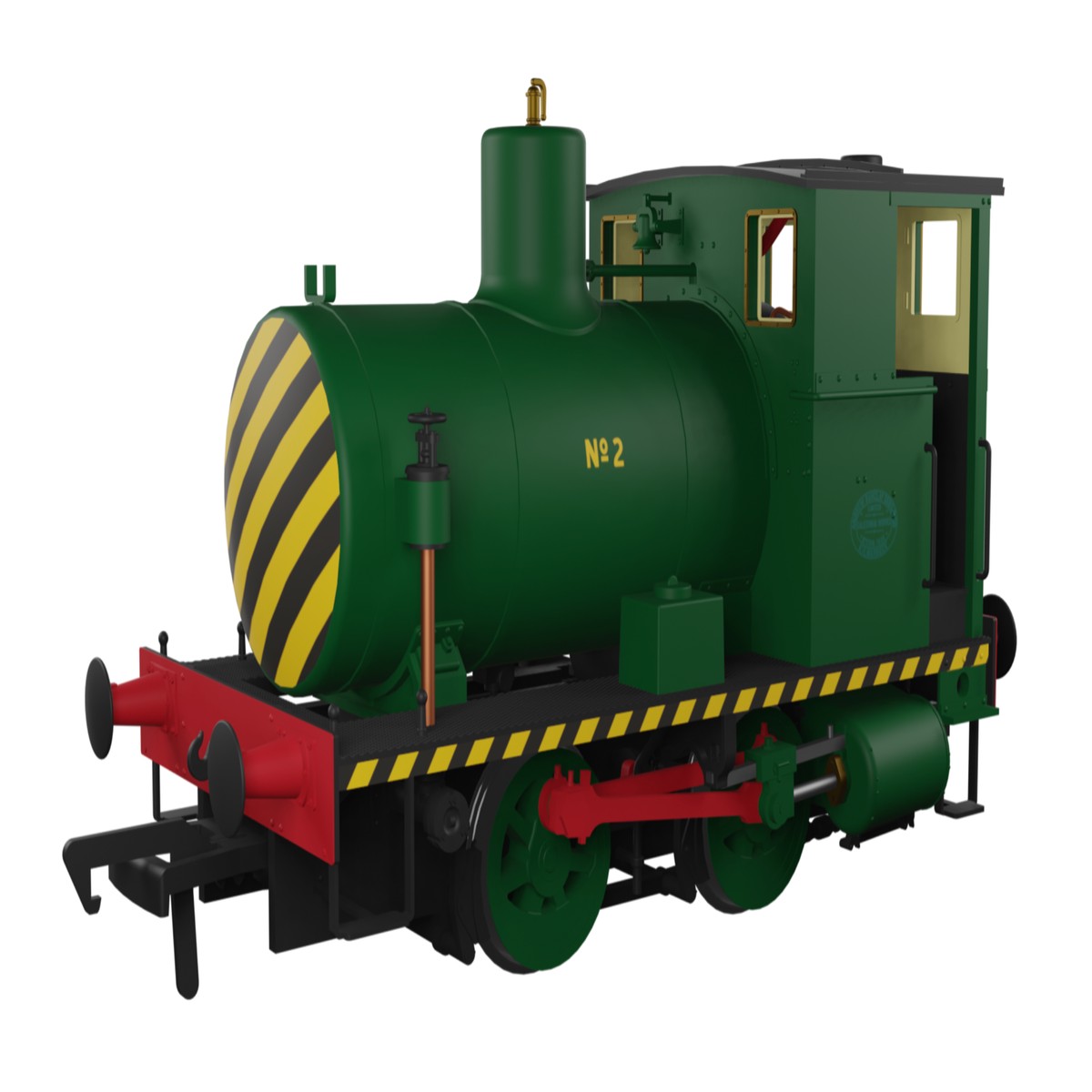 Rapido Trains OO Gauge Andrew Barclay Fireless 0-4-0  Boots No.2 Works No. 2008 DCC Sound Fitted – 965506