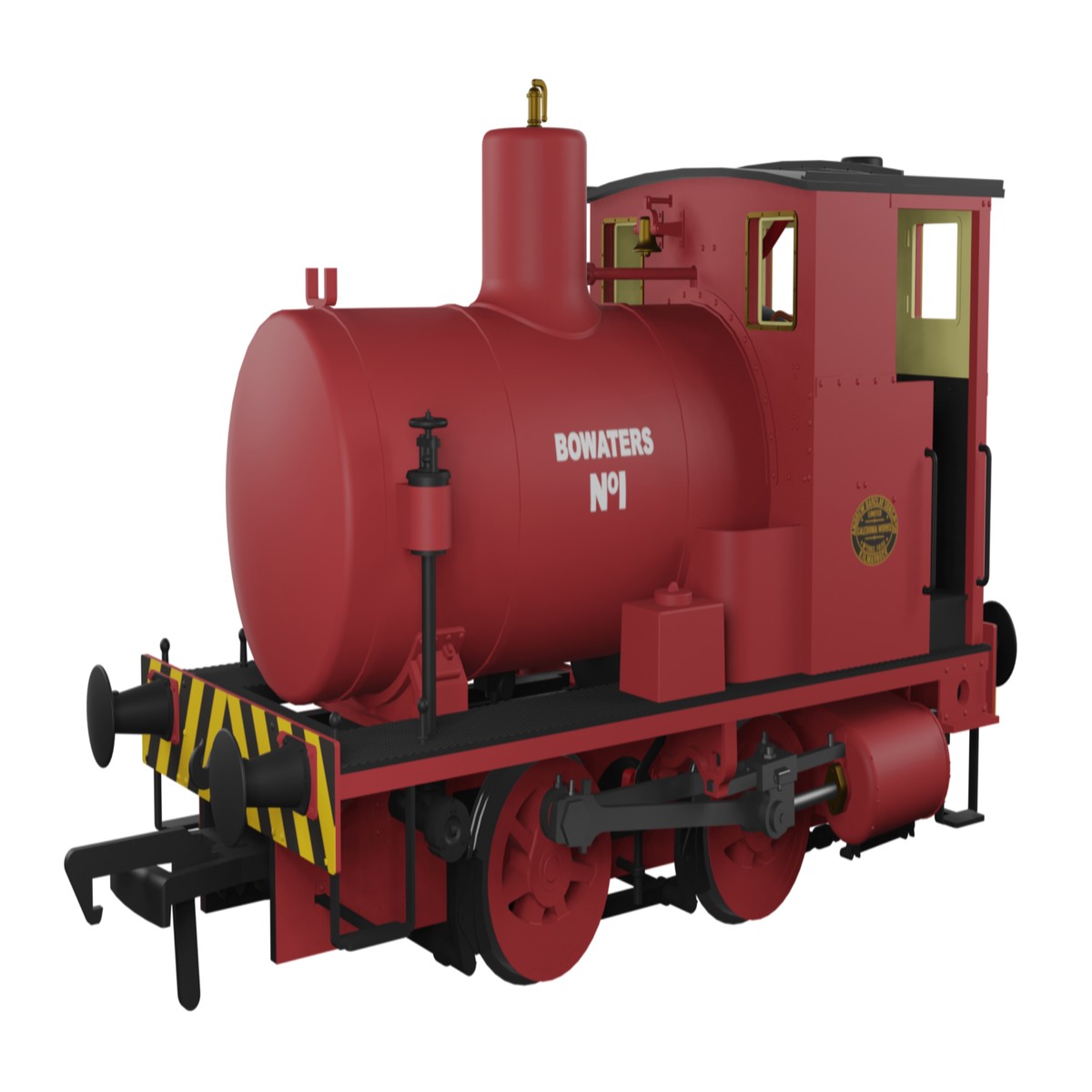 Rapido Trains OO Gauge Andrew Barclay Fireless 0-4-0  Bowaters Ellesmere Port No.1 Works No.1982 DCC Sound Fitted - 965505
