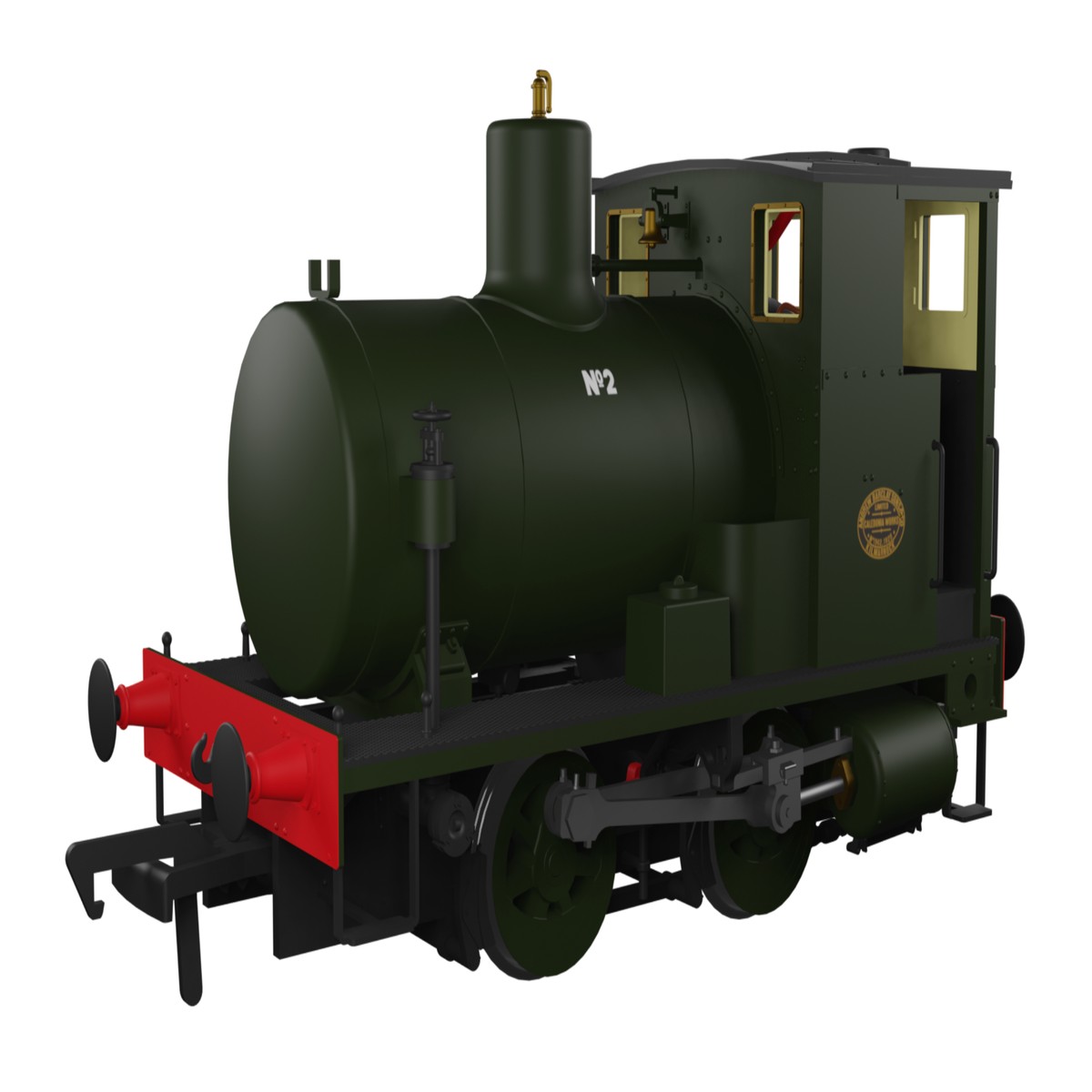 Rapido Trains OO Gauge Andrew Barclay Fireless 0-4-0  Bowaters (Kent) No.2 Works No.1962 DCC Ready - 965001