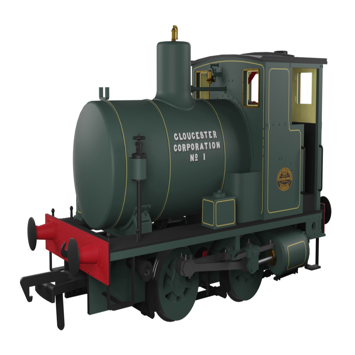 Rapido Trains OO Gauge Andrew Barclay Fireless 0-4-0  Gloucester Corporation Works No. 2126 DCC Sound Fitted - 965508