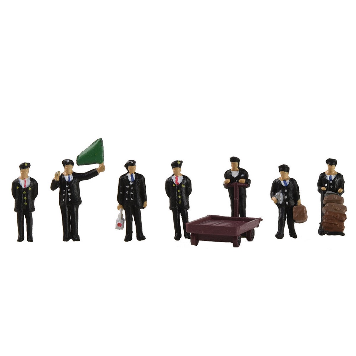 Scenecraft 379-317 1940s/'50s Station Staff Figures