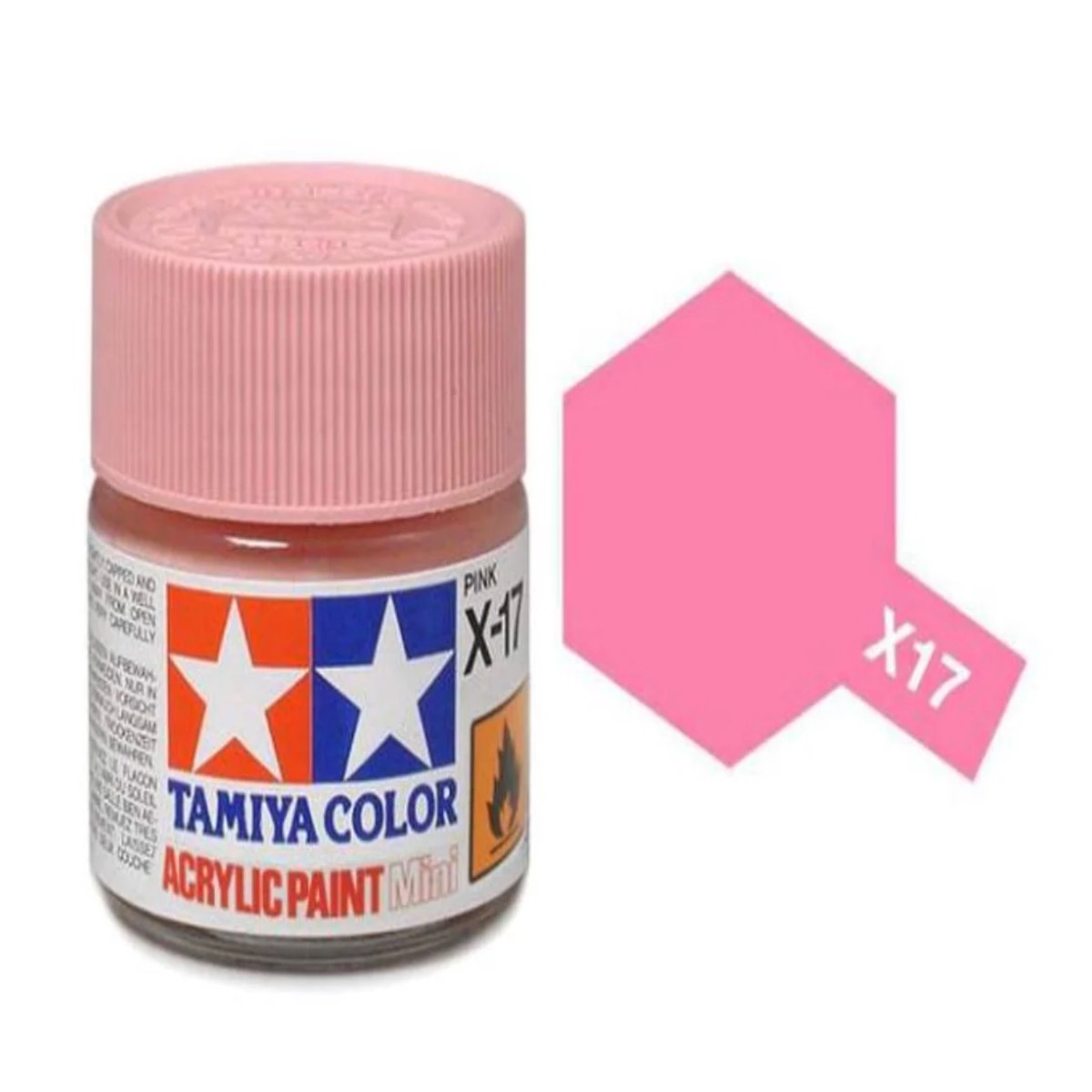 Tamiya Acrylic Paint 10ml - X17 Gloss Pink