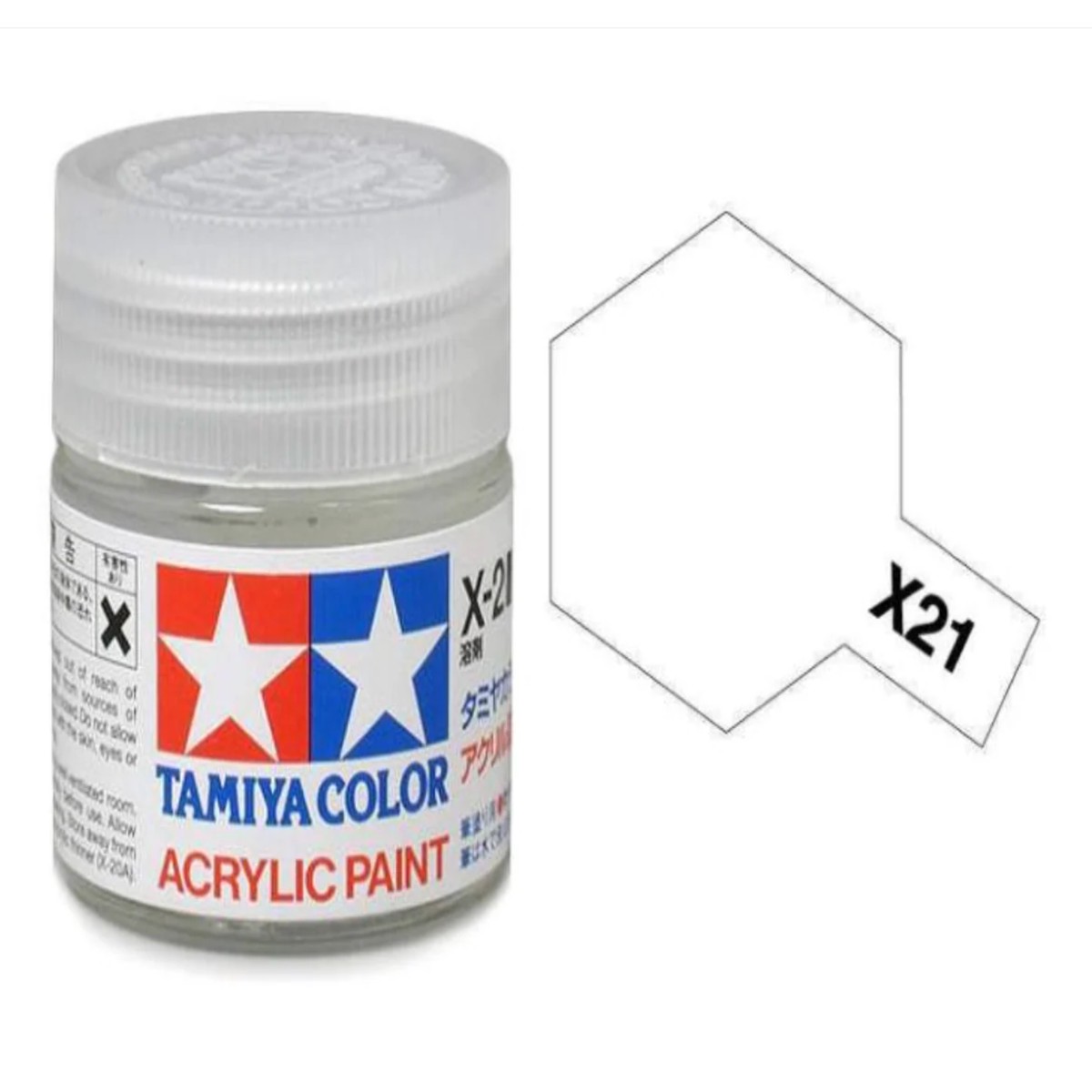 Tamiya Acrylic Paint 10ml - X21 Flat Base