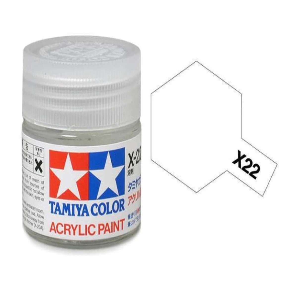 Tamiya Acrylic Paint 10ml - X22 Clear