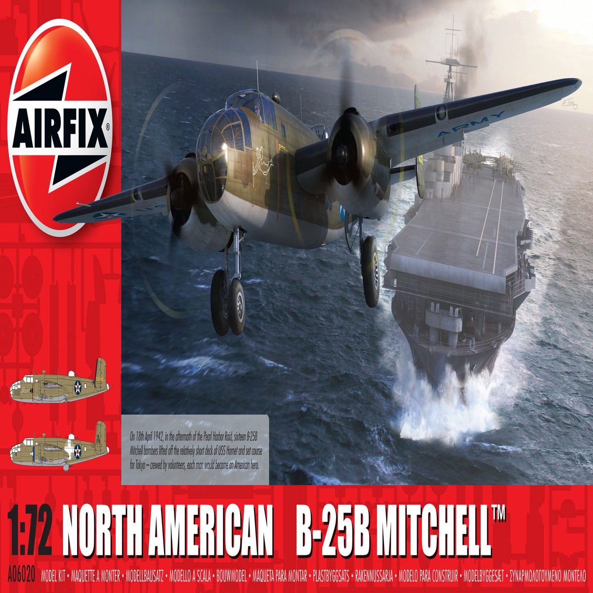 Airfix 1/72nd North American B-25B Mitchell (To Be Discontinued)