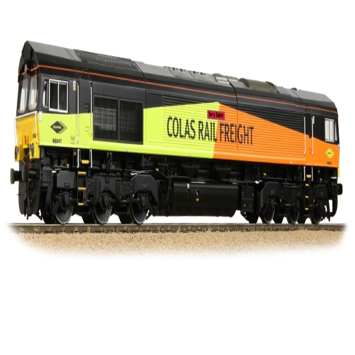Bachmann 50-004SFX Class 66/8 66847 'Terry Baker' Colas Rail Freight - (DCC Sound Fitted)