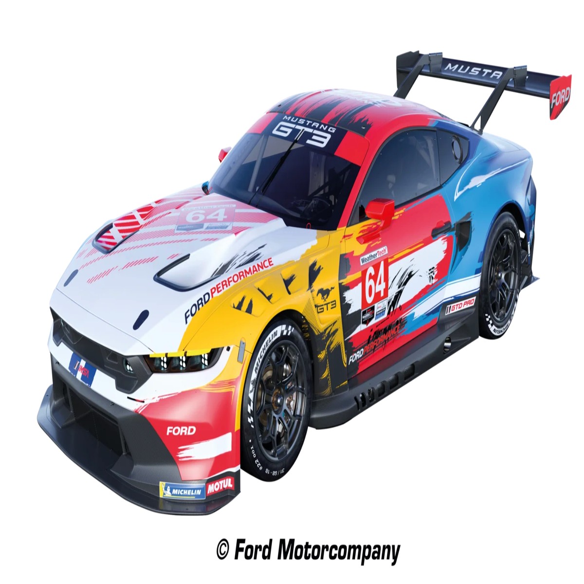 Carrera 1/32nd Evolution Ford Mustang GT3 "Champion Spirit No.64"