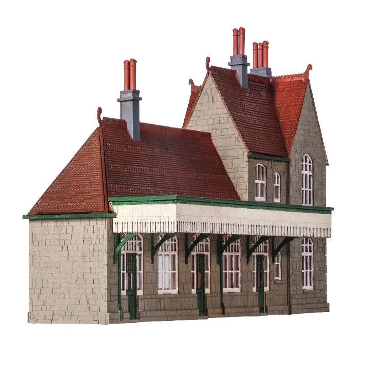 Peco TT:120 Buildings LK-12112 Station Building SR (IOWR)