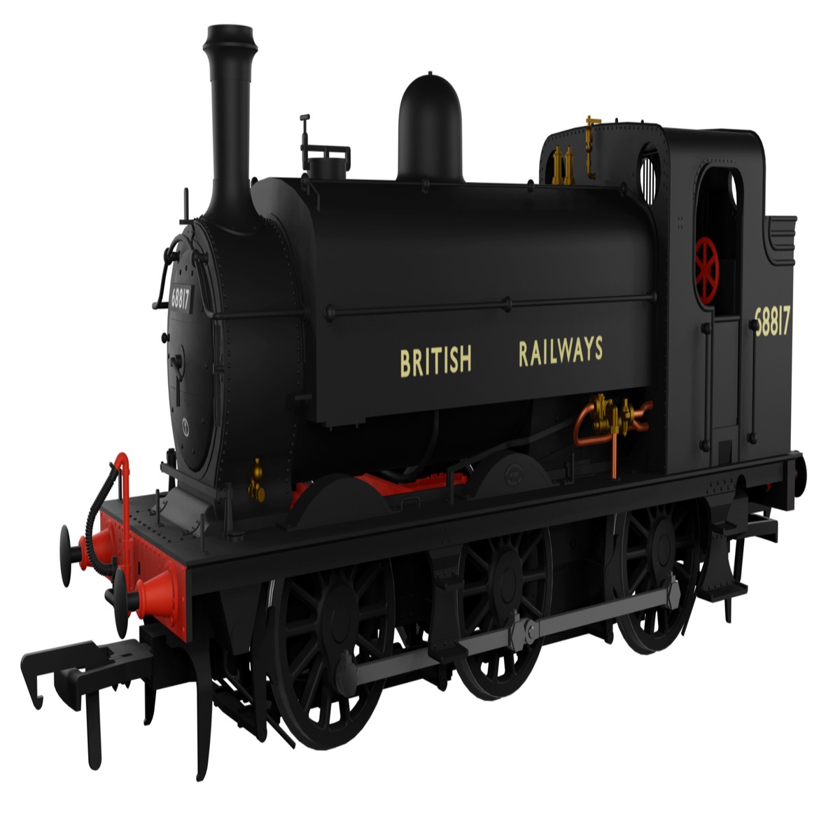 Rapido Trains OO Gauge LNER J52/2 No.68817 British Railways Lettering DCC Ready - 958007
