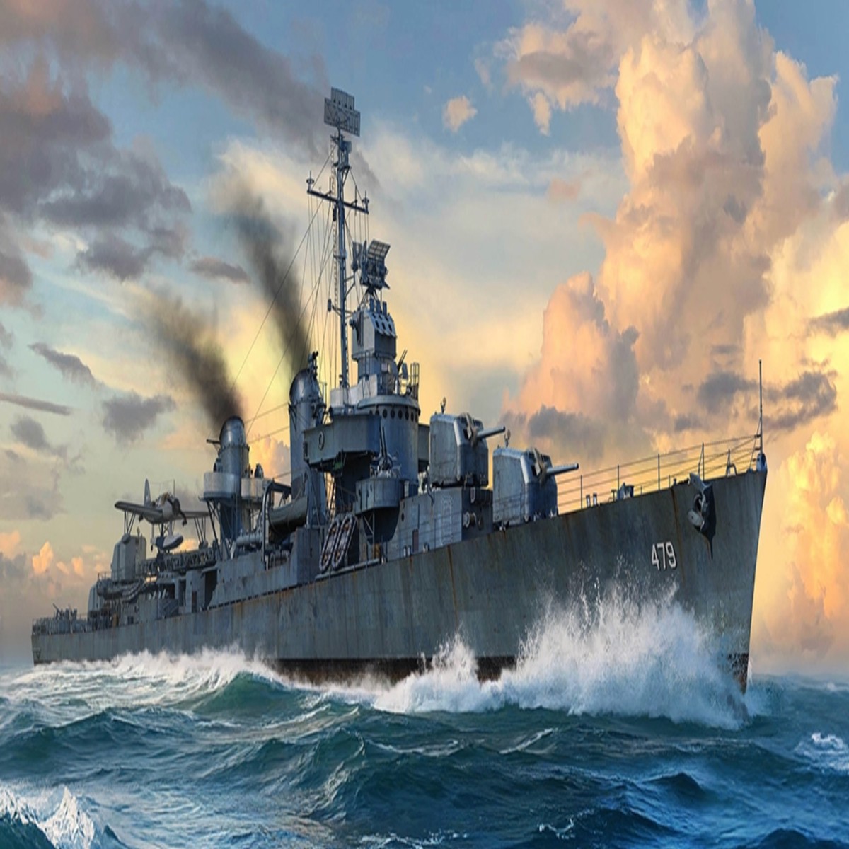 Trumpeter 1/350th US Navy USS Stevens DD-479 Fletcher-Class Destroyer