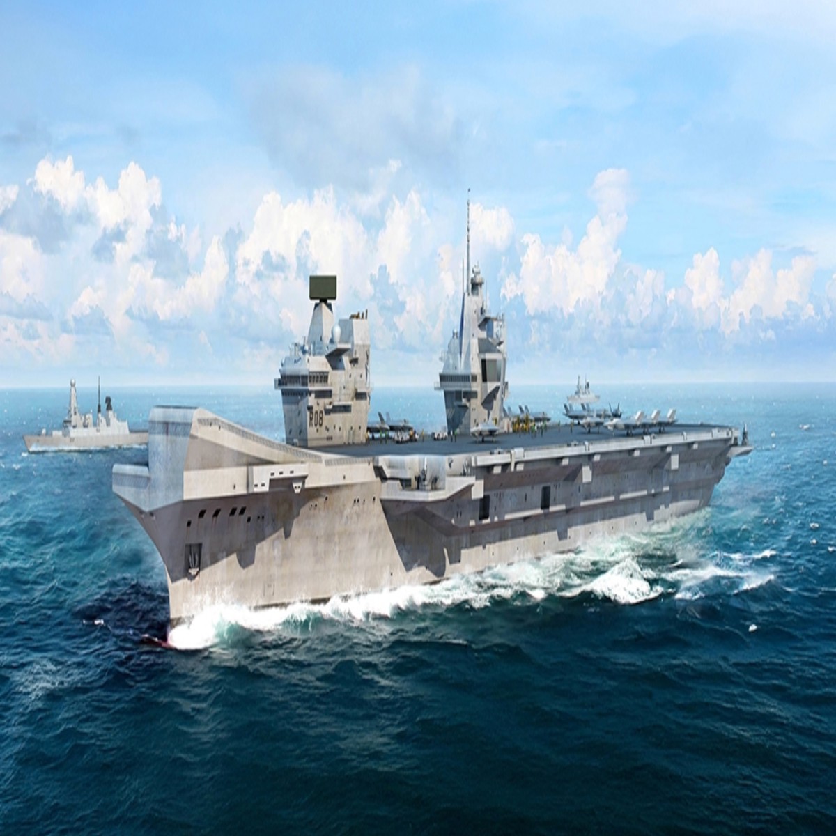 Trumpeter 1/700th Royal Navy HMS Queen Elizabeth R08