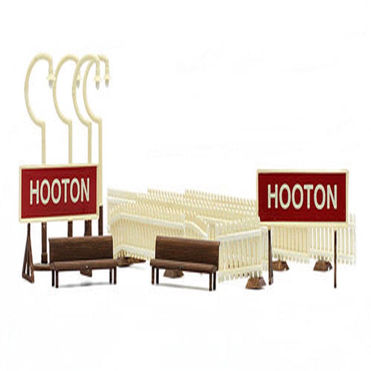 Dapol OO Gauge C013 Platform Fittings/Fences And Lamps