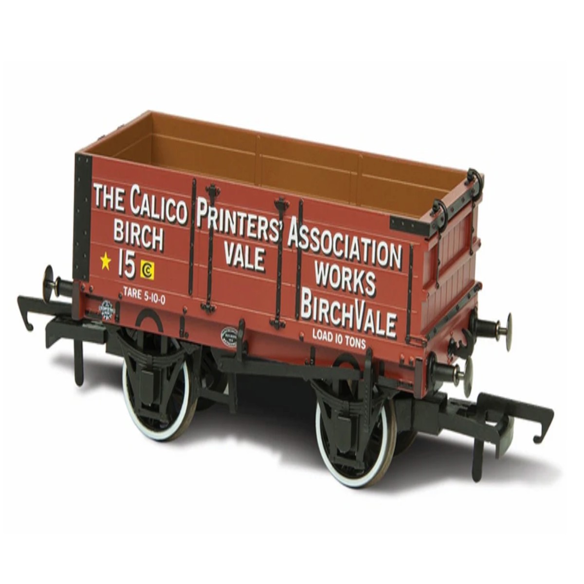 Oxford Rail 00 Gauge 4 Plank Mineral Wagon – Calico Printers Association 15