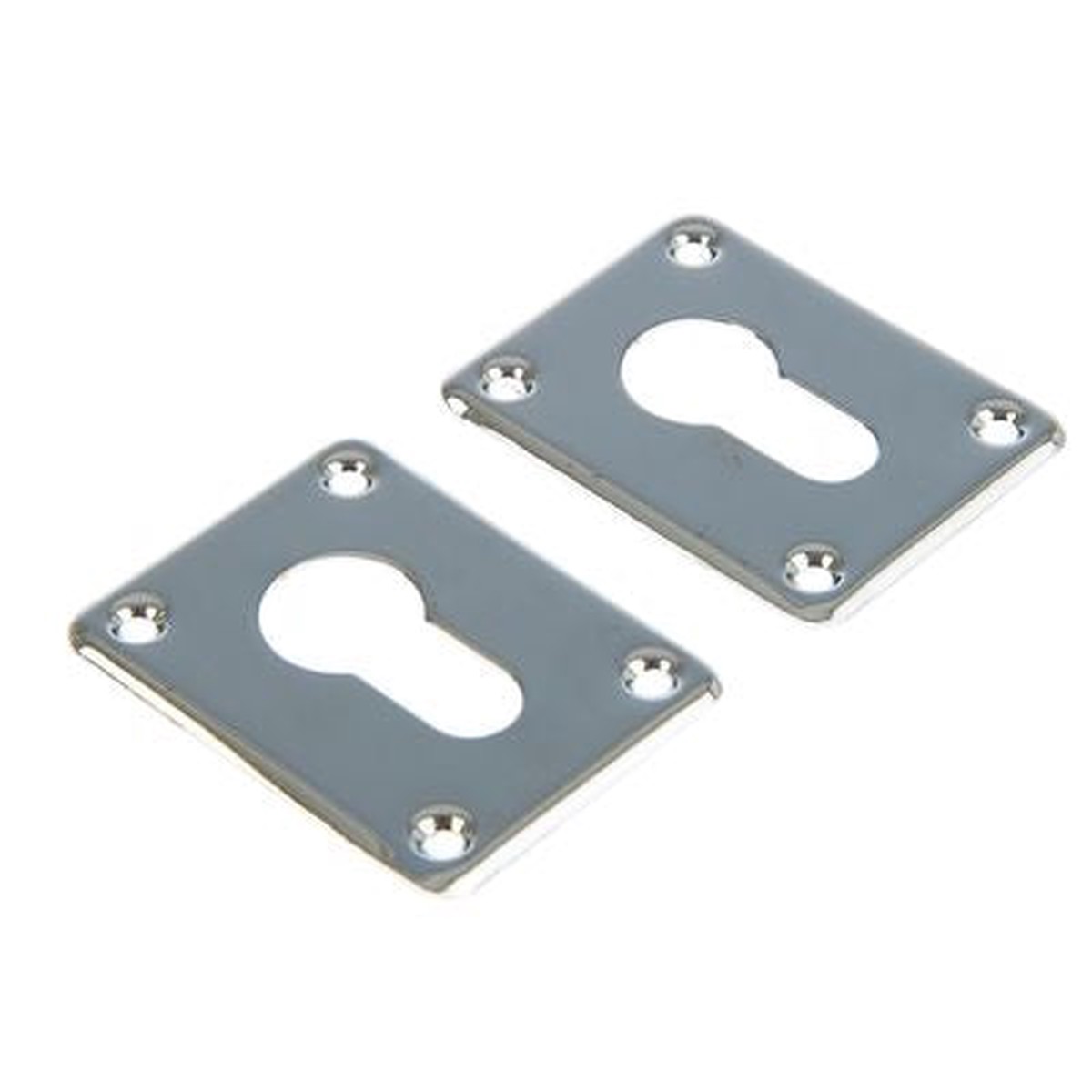 1 stk Nglehulsbeslag i stl  6 x 3 cm  flad montageplade