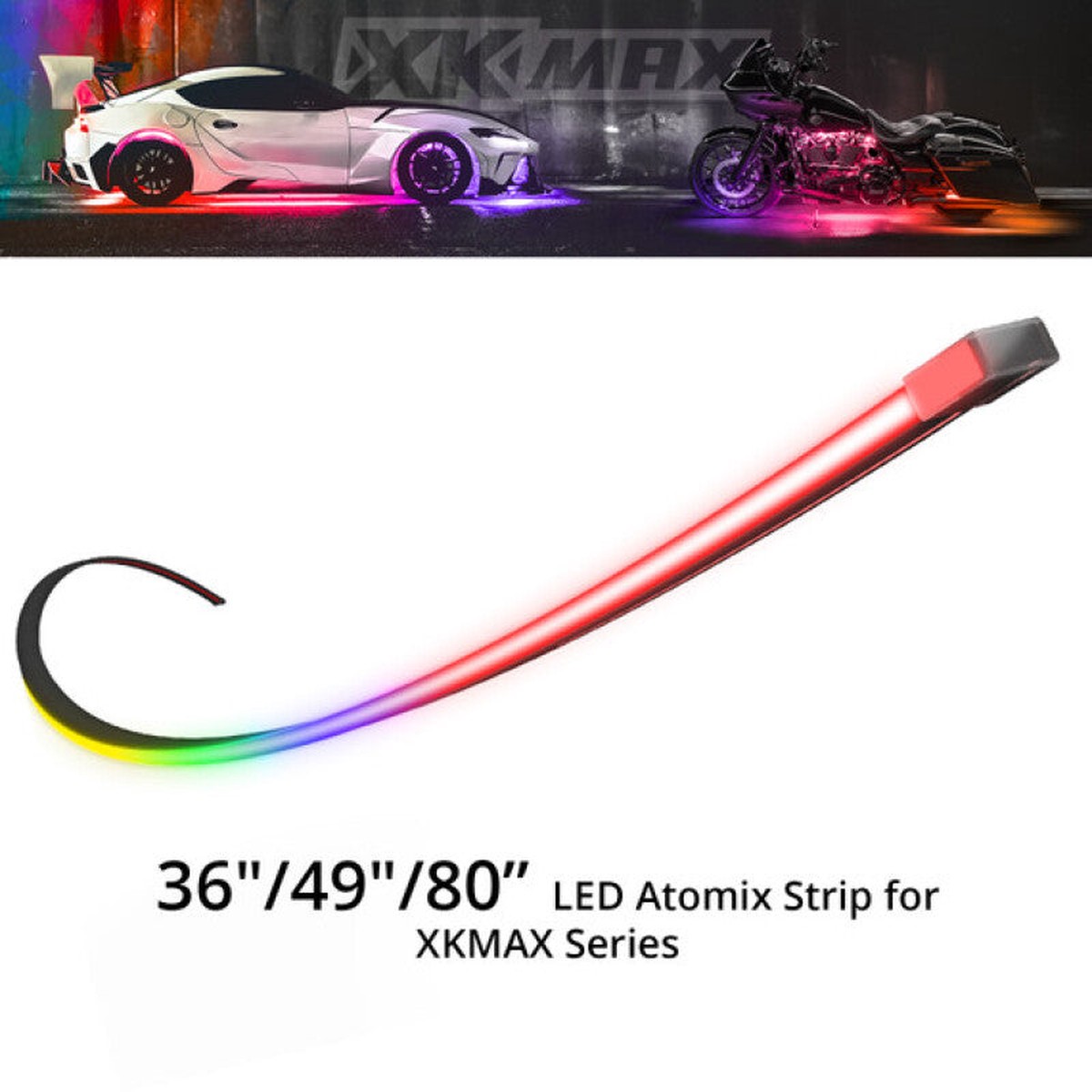 XK Glow Body Gap Strip – 80in Right
