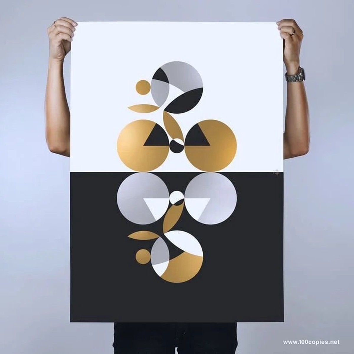 100 Copies Shine On Bicycle Print (#36)